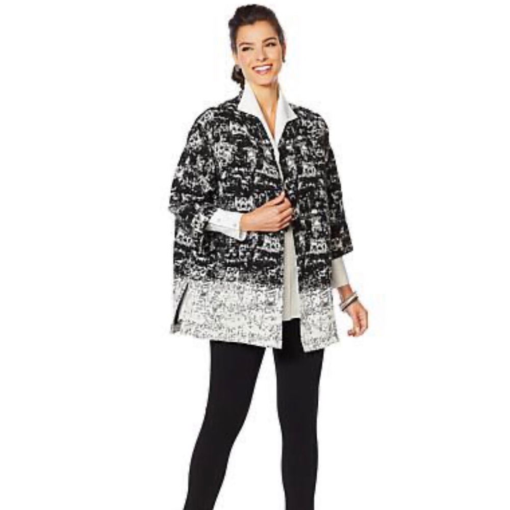MarlaWynne Stipple Jacquard Jacket